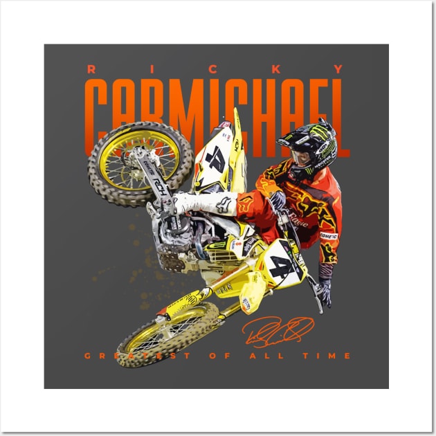 Ricky Carmichael Wall Art by Juantamad